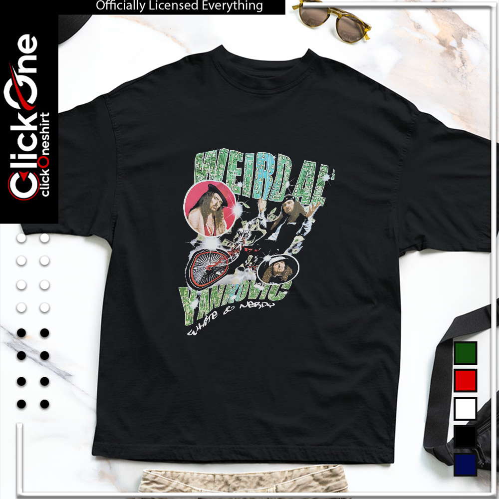 Weird Al Yankovic white and nerdy shirt