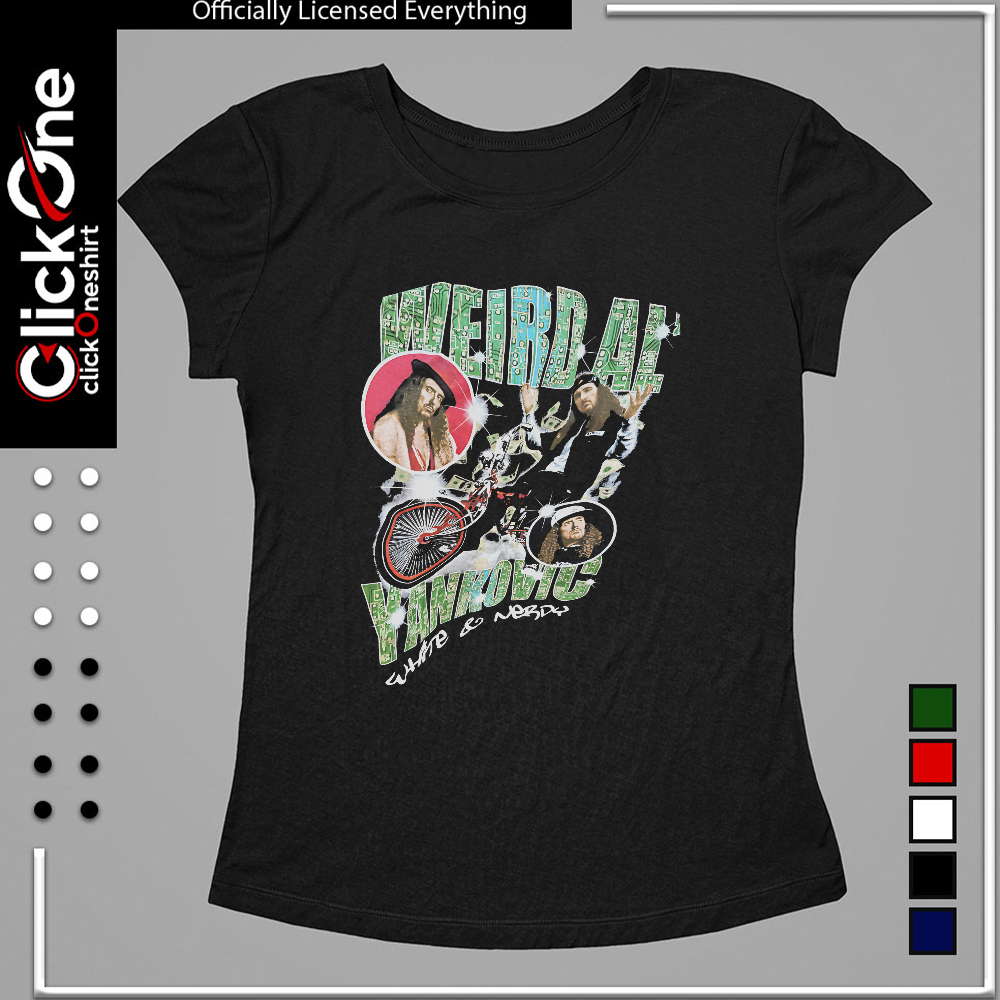 Weird Al Yankovic white and nerdy shirt