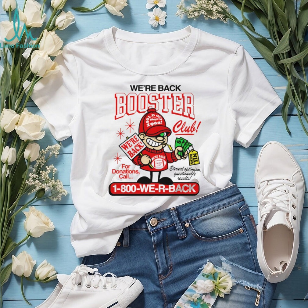 We’re Back Booster Club Retro Mascot Sports T Shirt