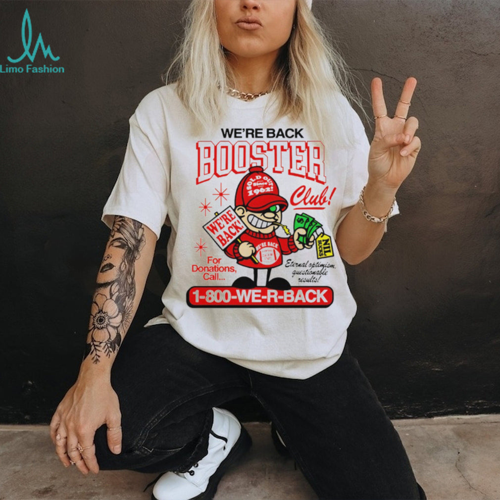 We’re Back Booster Club Retro Mascot Sports T Shirt