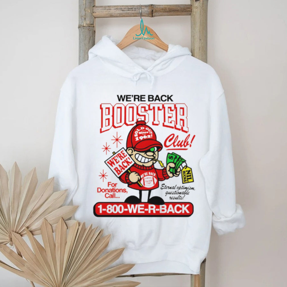 We’re Back Booster Club Retro Mascot Sports T Shirt