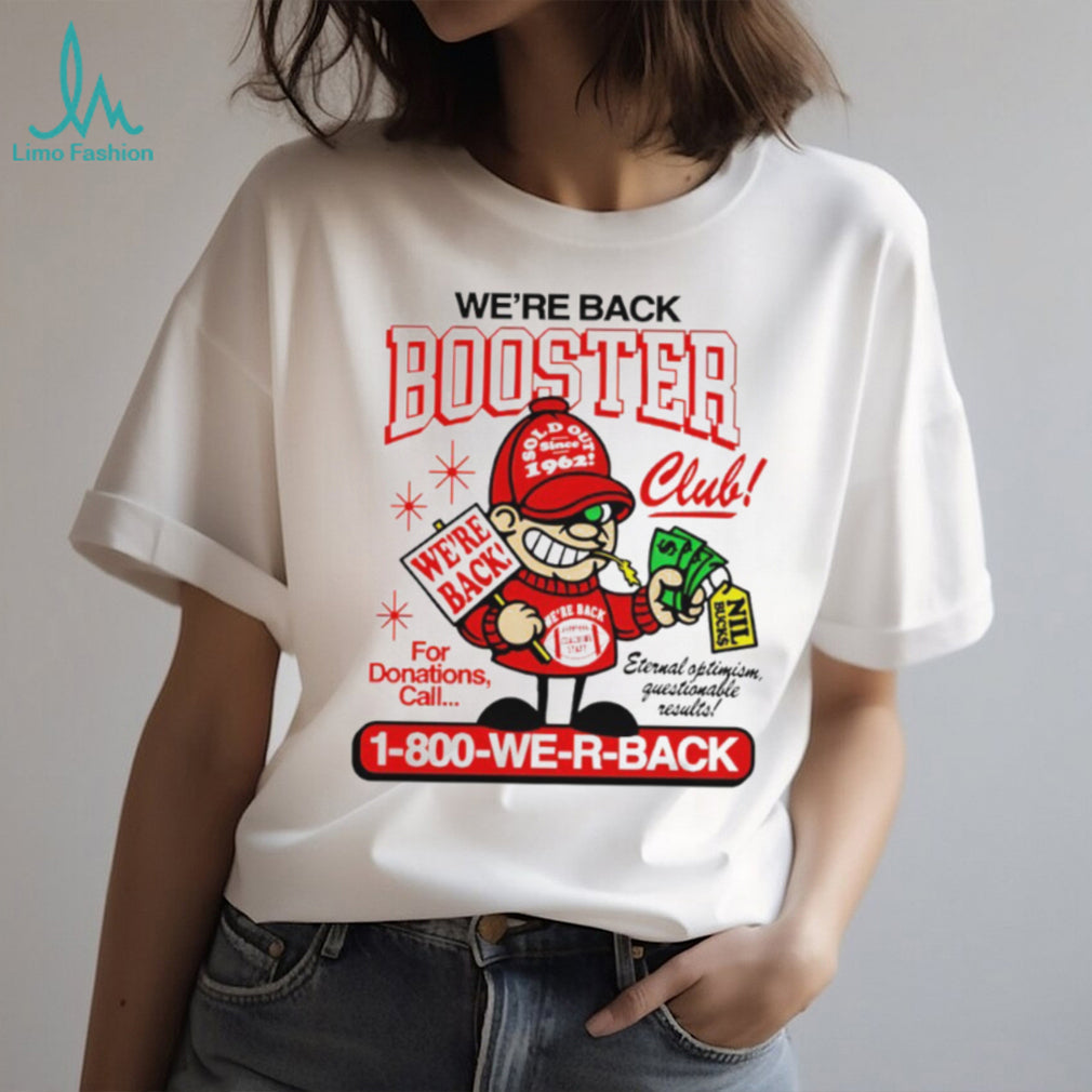 We’re Back Booster Club Retro Mascot Sports T Shirt