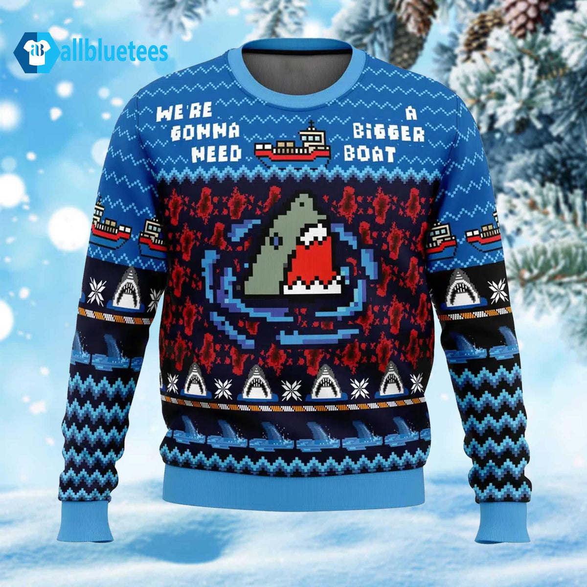 We’re Gonna Need A Bigger Boat Jaws Ugly Christmas Sweater