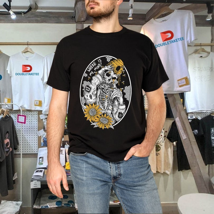 Where Is My Mind Bee Flower Shirts