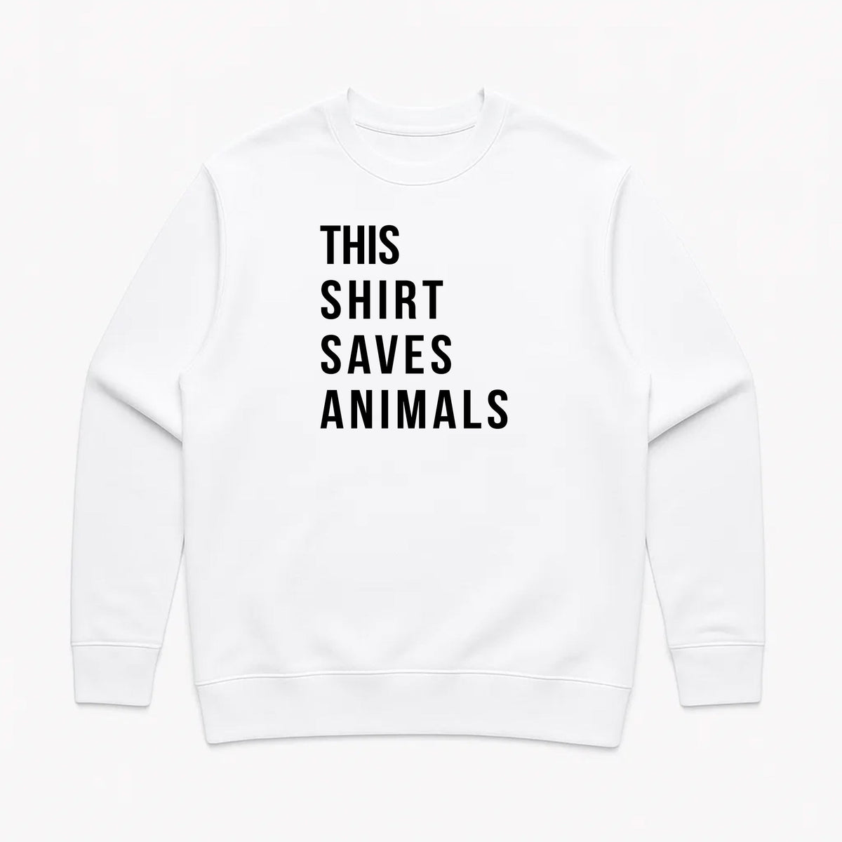Unisex | This Shirt Saves Animals | Crewneck Sweatshirt