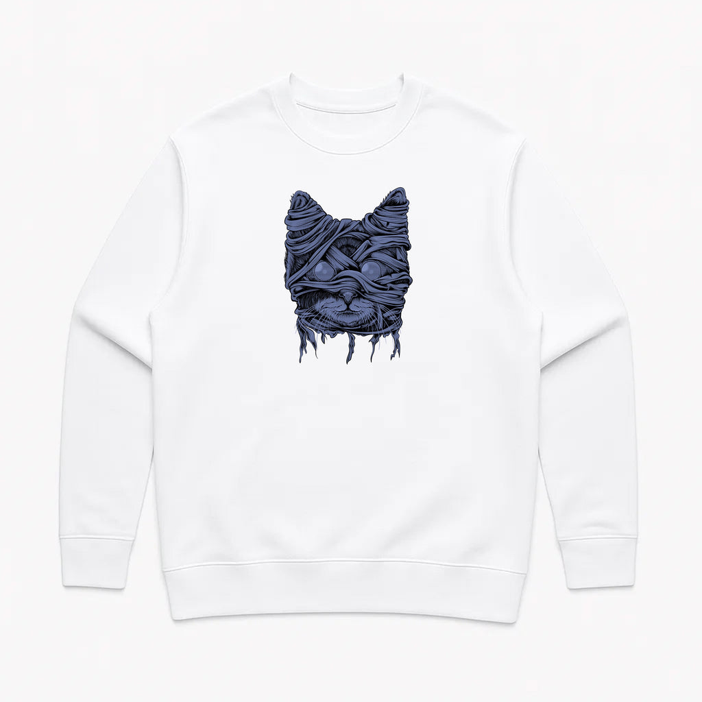 Unisex | Zombie Mummy Cat | Crewneck Sweatshirt