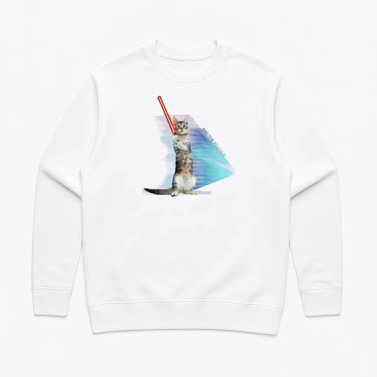 Unisex | Hologram Battle Cat | Crewneck Sweatshirt