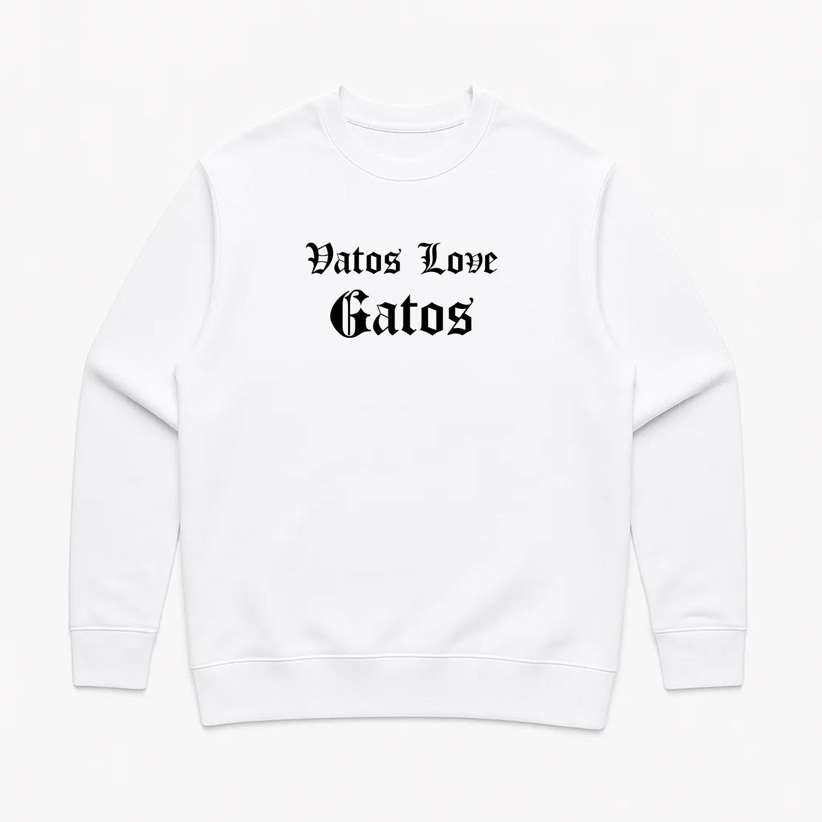 Unisex | Vatos Love Gatos | Crewneck Sweatshirt