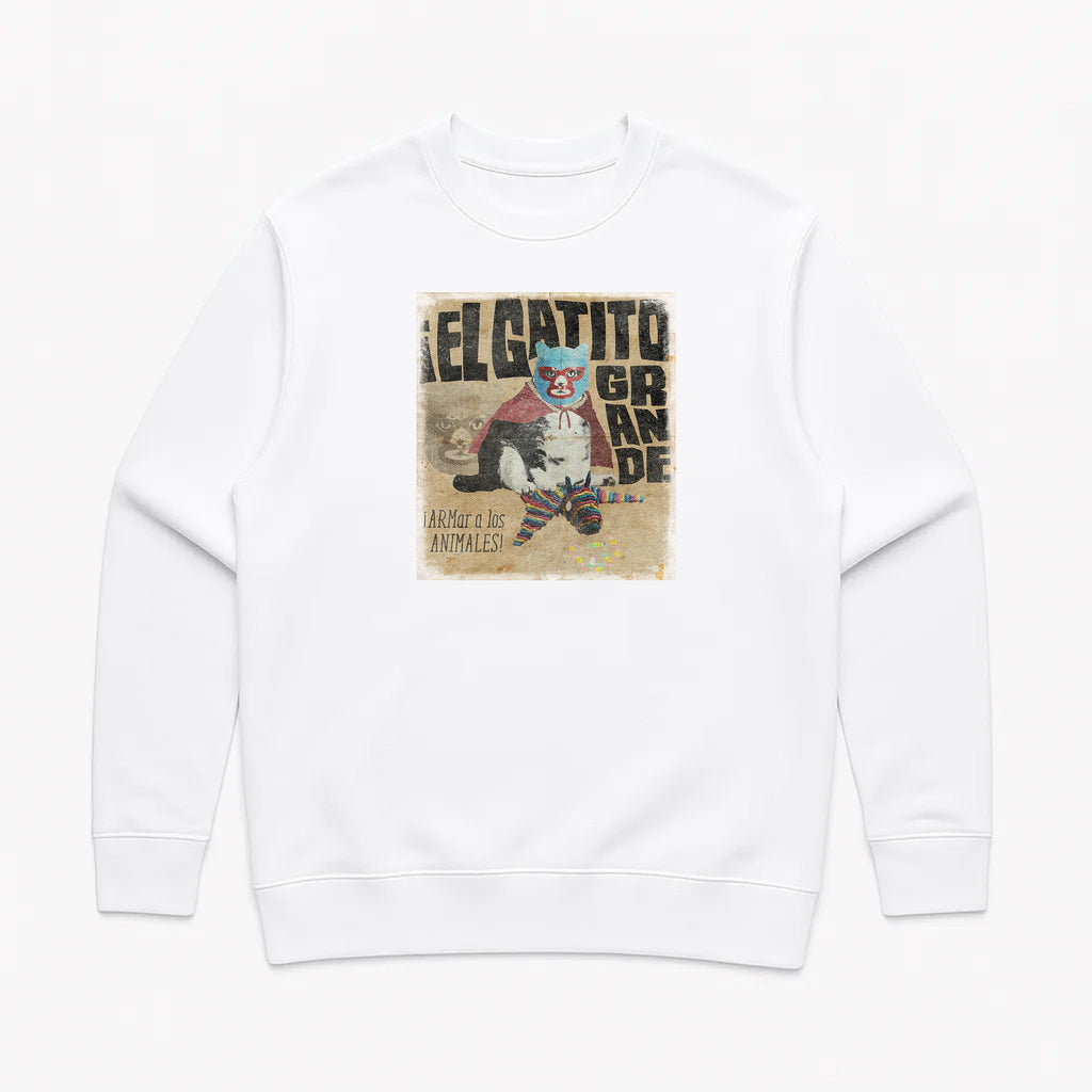 Unisex | El Gatito Grande | Crewneck Sweatshirt