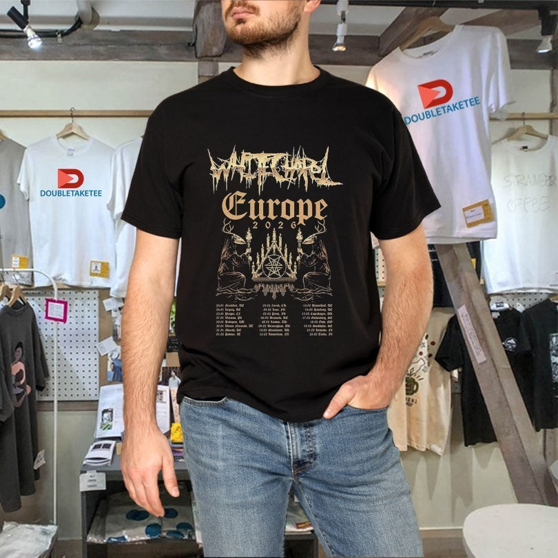 Whitechapel Europe And UK Tour 2026 Hunt Kill Feast Conquer Dates Shirts