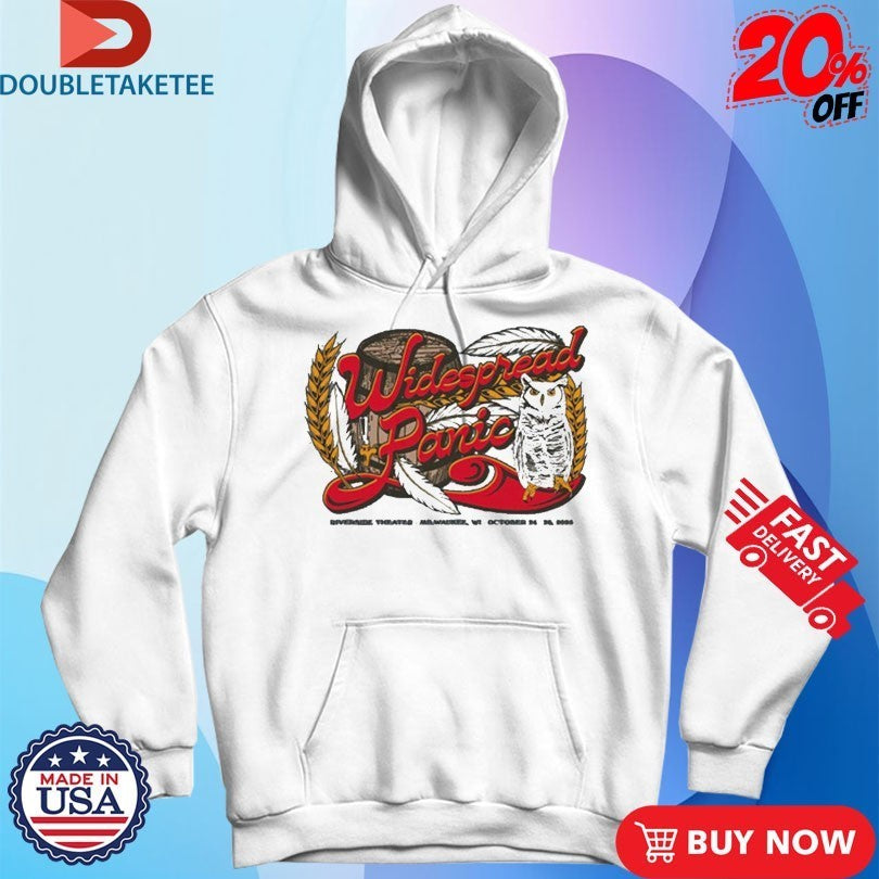 Widespread Panic 2025 Milwaukee Event Owl Shirts