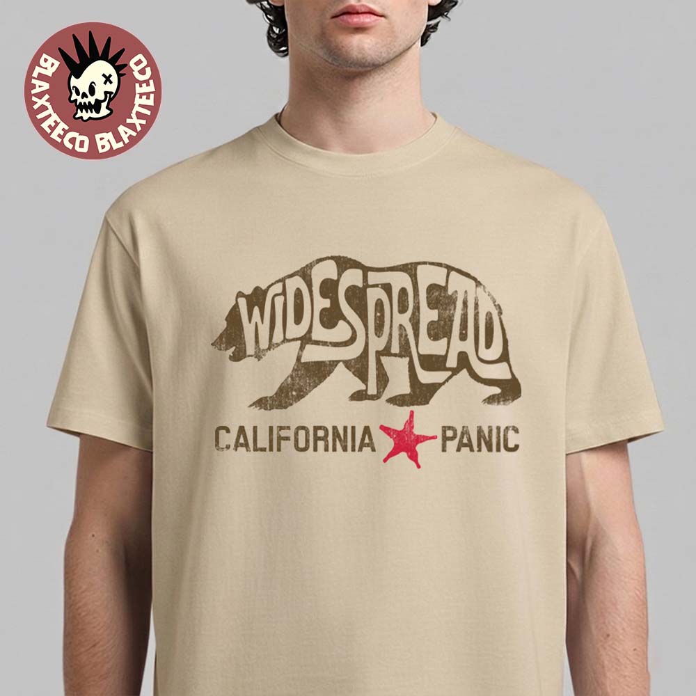 Widespread Panic California 2026 Merch Tee July 2026 Bear T-Shirt
