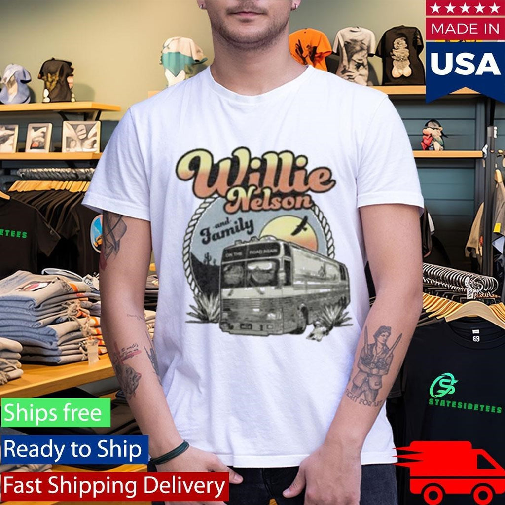 Willie Nelson Vintage Bus Shirt