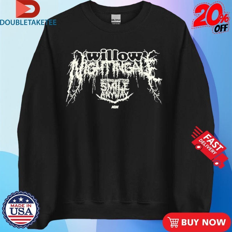 Willow Nightingale Smiling Is Metal AEW Shirts