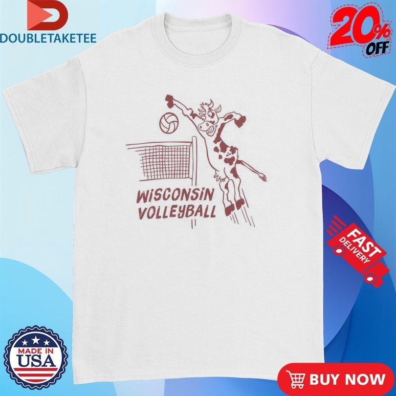Wisconsin Badgers Volleyball Mascot Shirts