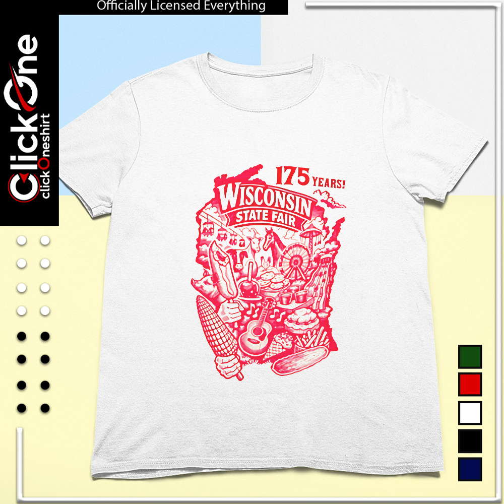 Wisconsin State Fair 175 years shirt
