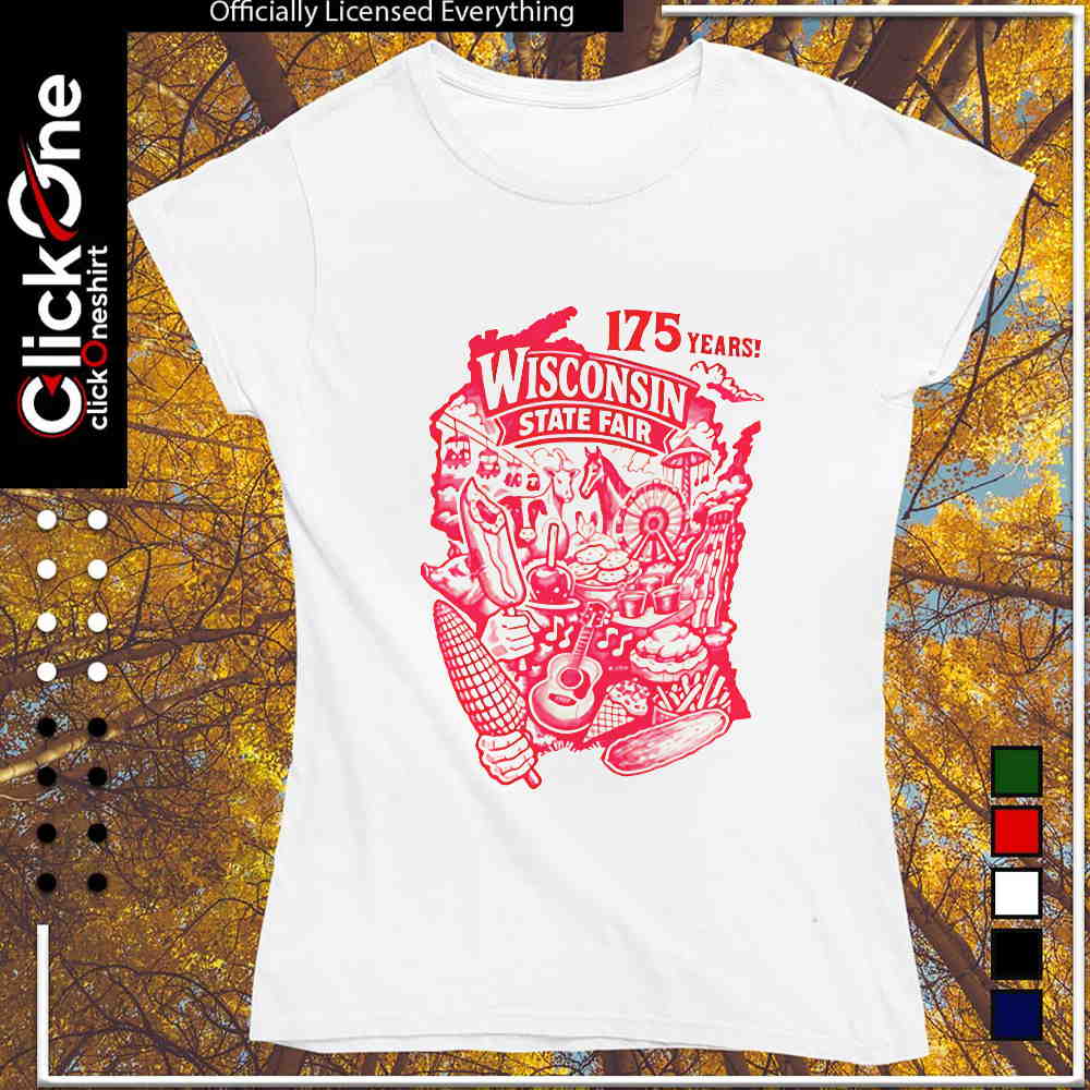 Wisconsin State Fair 175 years shirt