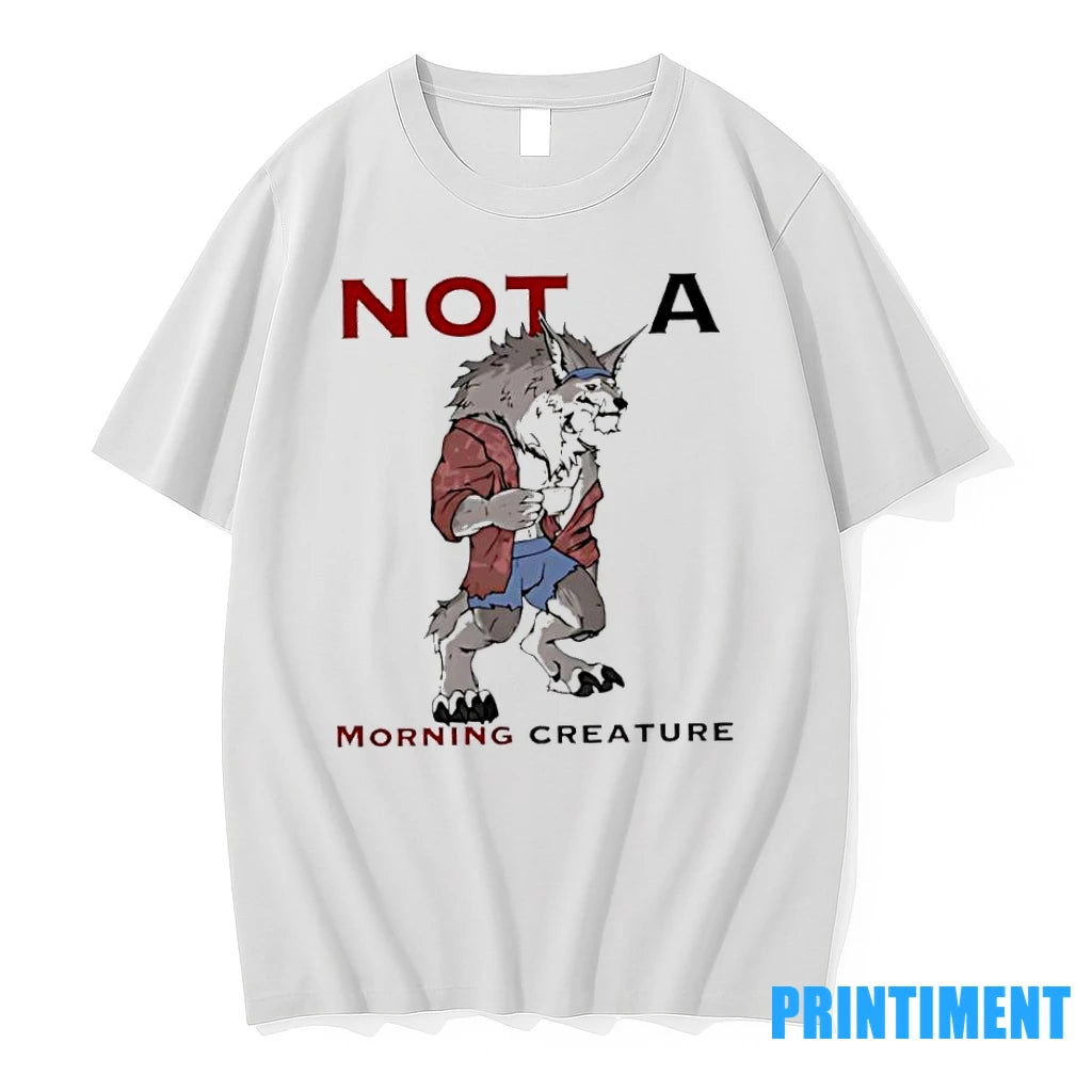 Wolf Not A Morning Creature Tshirts Sweater