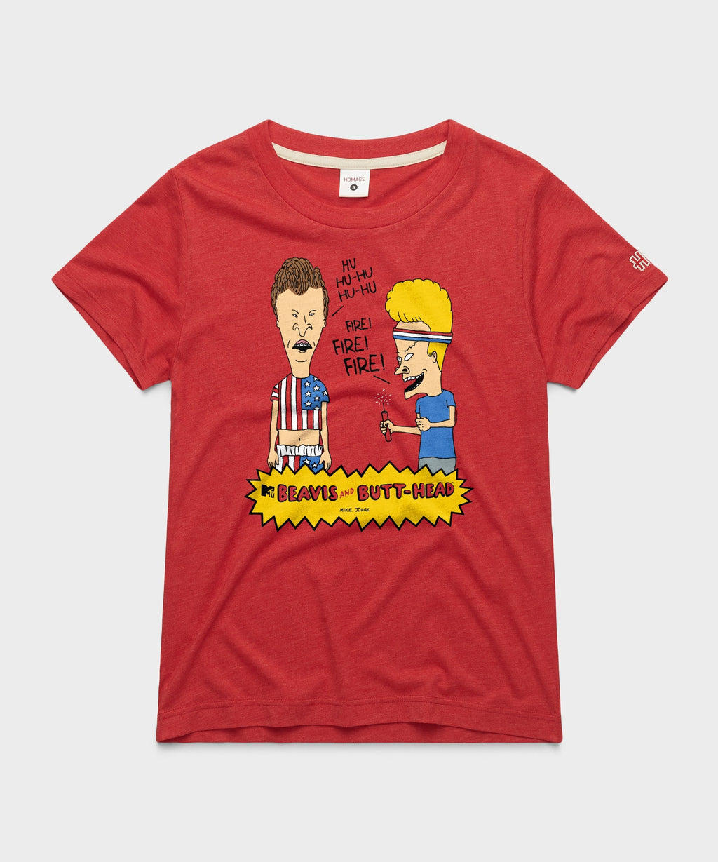 Women's Beavis And Butt-Head Fireworks
