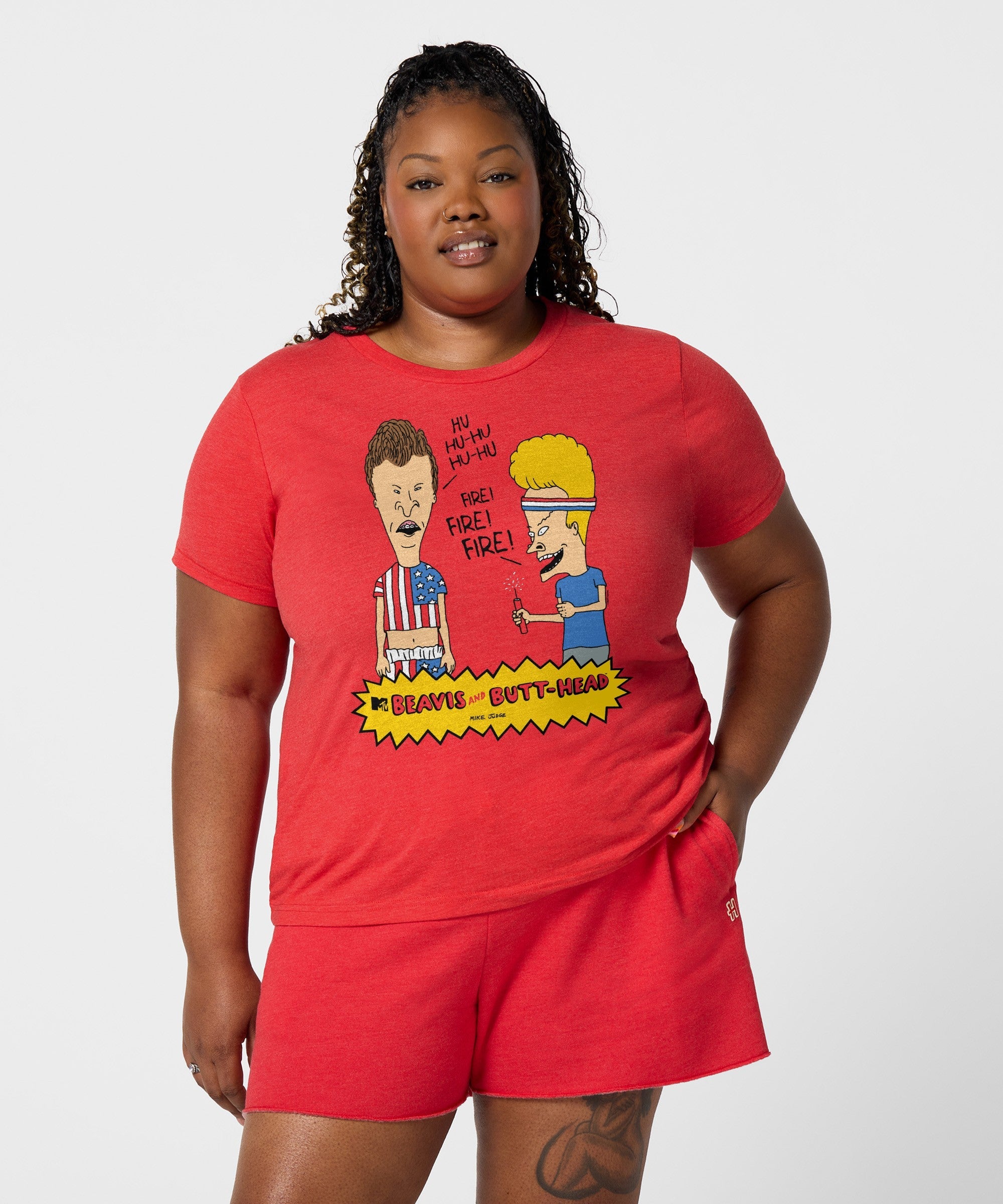 Women's Beavis And Butt-Head Fireworks