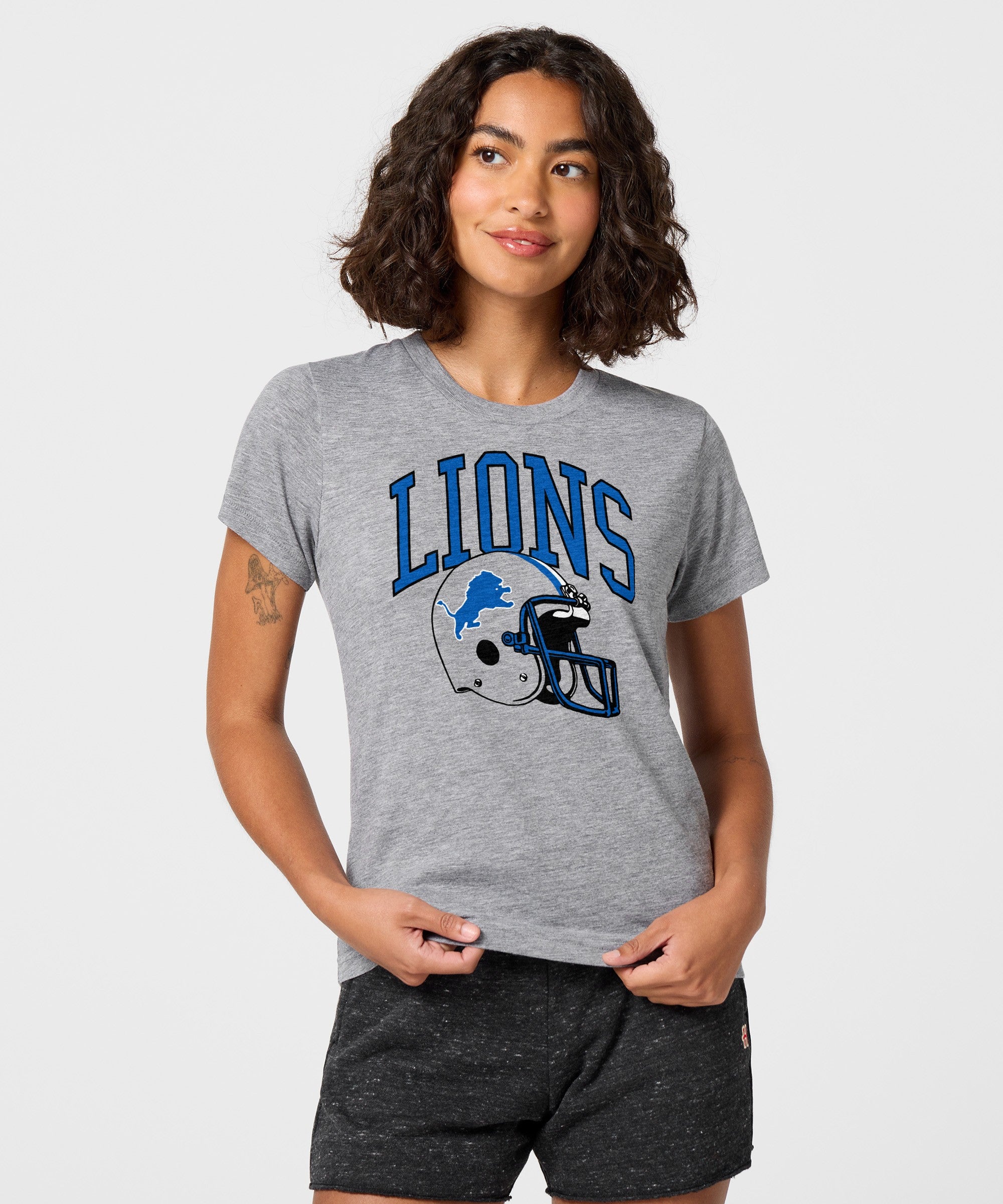Women's Detroit Lions Helmet Retro