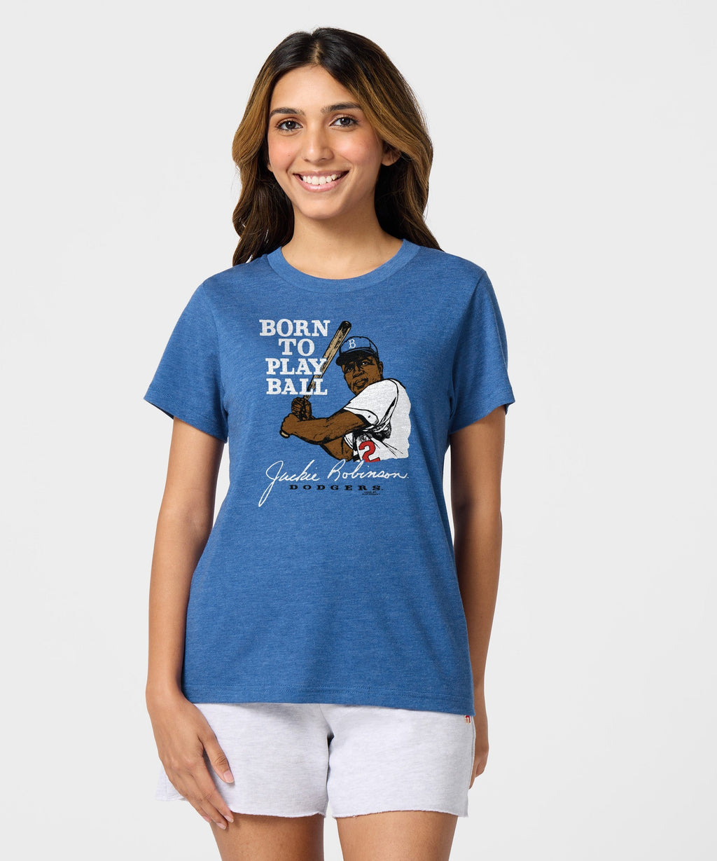 Women's Jackie Robinson Born To Play Ball