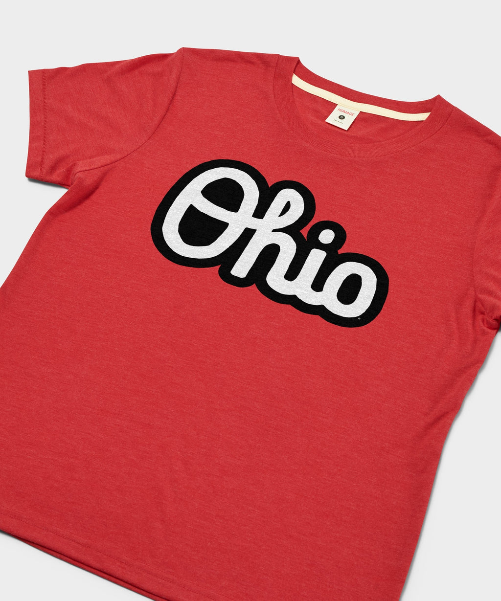 Women's Script Ohio Outline