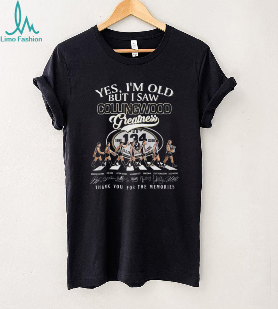 Yes I’m Old But I Saw Collingwood Greatness 134 Years Anniversary T Shirt
