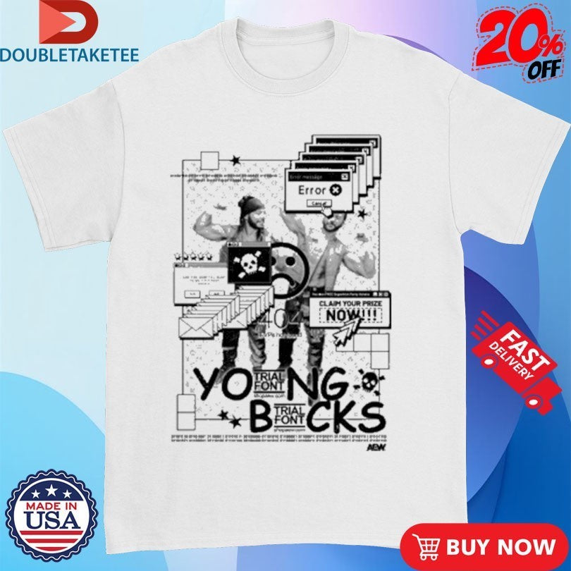 Young Bucks I Am Not Good With Computers AEW Shirts