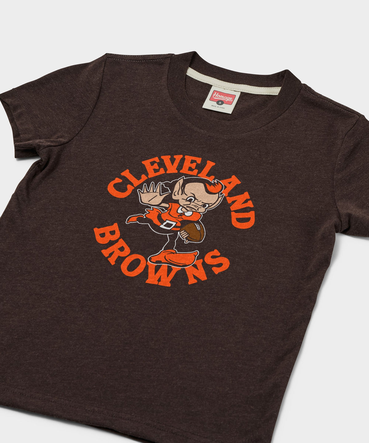 Youth Cleveland Browns Brownie Stiff Arm