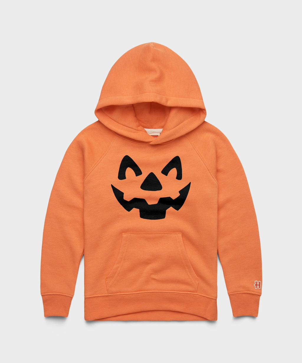 Youth Jack-O-Lantern Face Hoodie