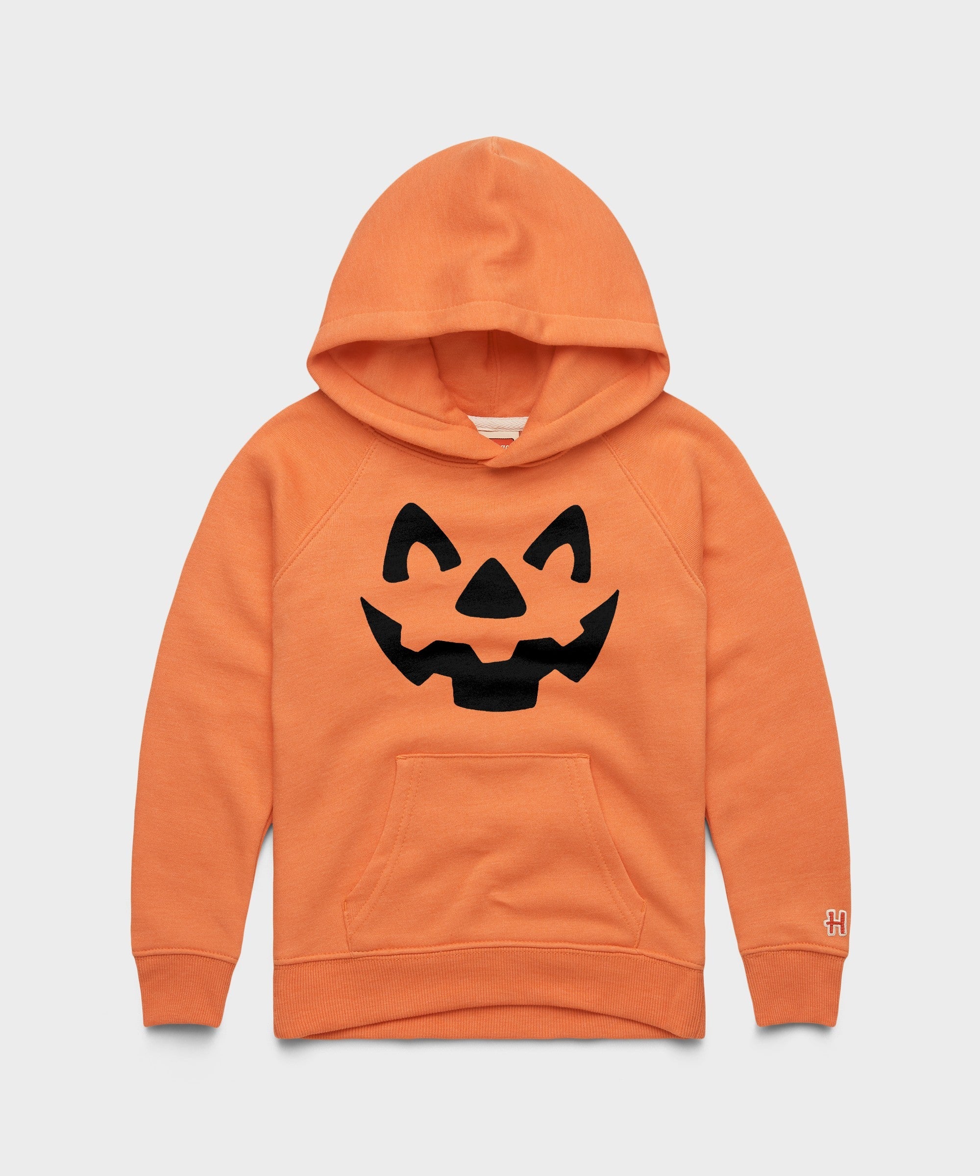 Youth Jack-O-Lantern Face Hoodie