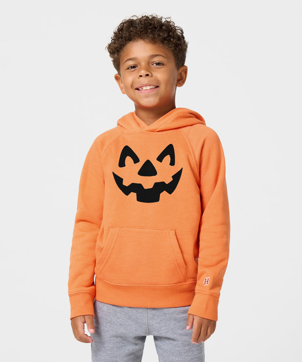 Youth Jack-O-Lantern Face Hoodie