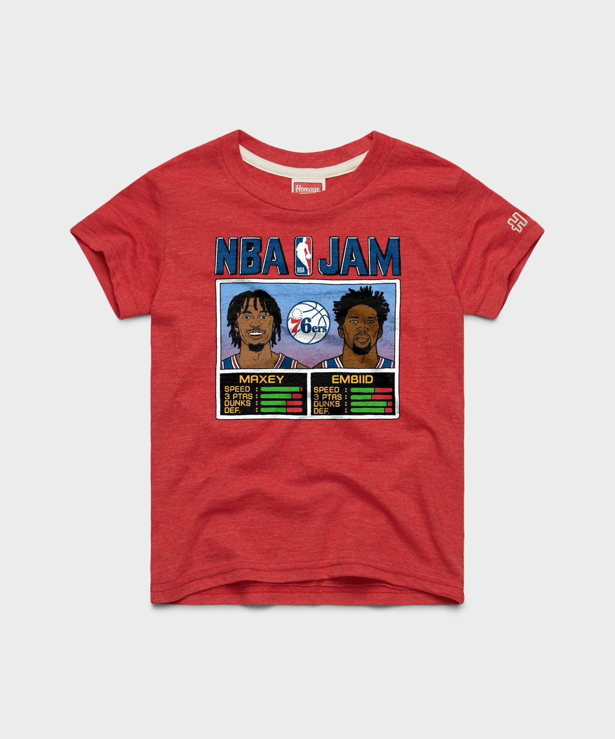 Youth NBA Jam 76ers Maxey And Embiid