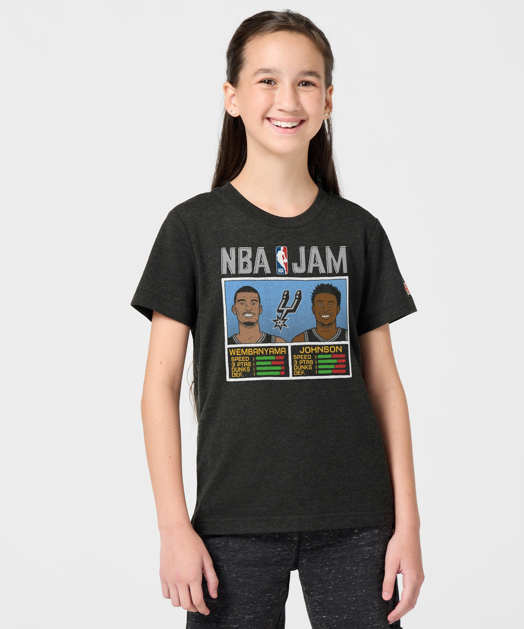 Youth NBA Jam Spurs Wembanyama And Johnson