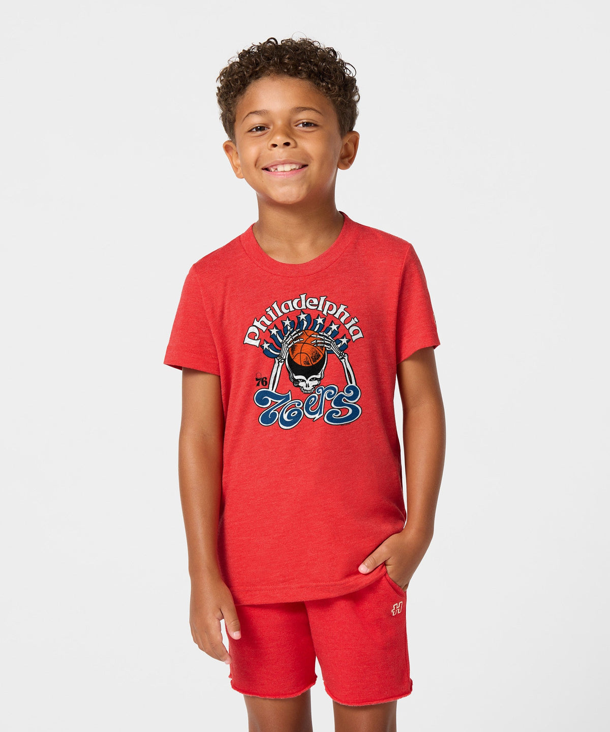 Youth NBA x Grateful Dead x 76ers Skull