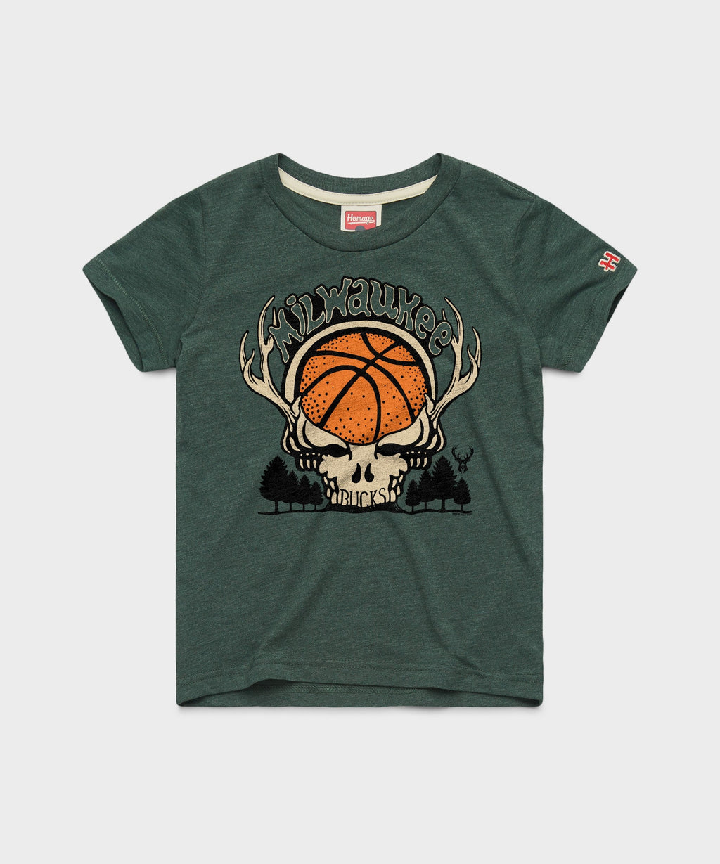Youth NBA x Grateful Dead x Bucks Skull