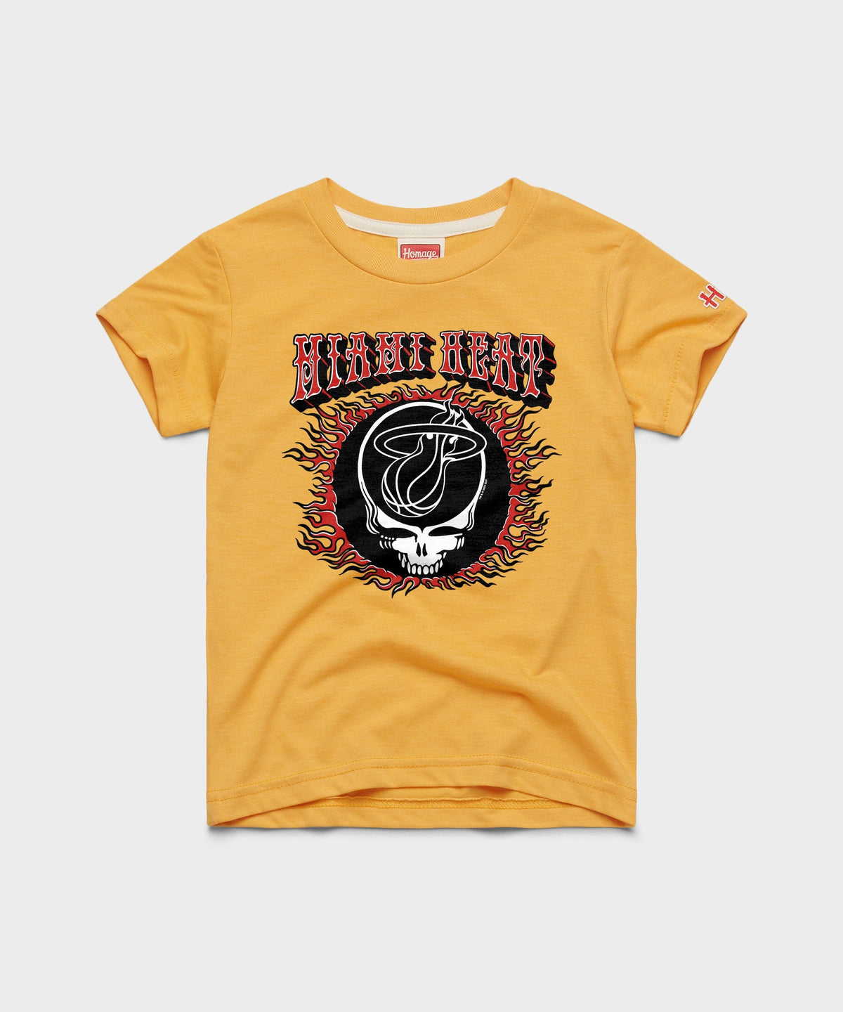 Youth NBA x Grateful Dead x Heat Flaming Skull