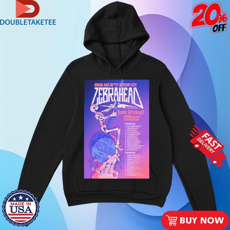 Zebrahead November & December Tour 2026 Dates Shirts