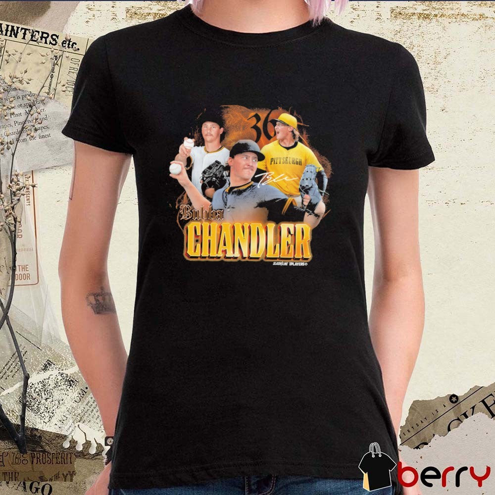 Bubba Chandler Photocollage Pittsburgh Pirates MLB Signature t-shirt