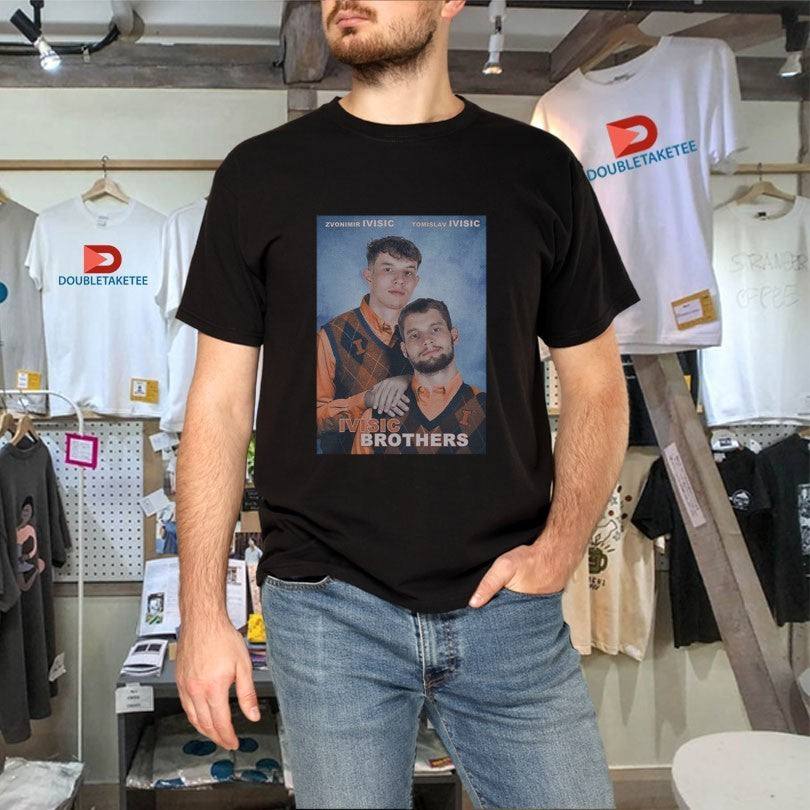 Zvonimir Ivisic And Tomislav Ivisic Ivisic Brothers Illinois Fighting Illini Basketball Shirts