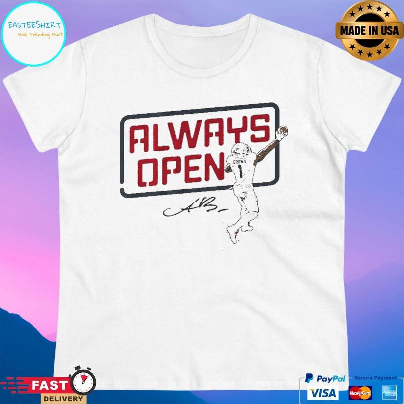 Aj Brown Always Open New England Shirt
