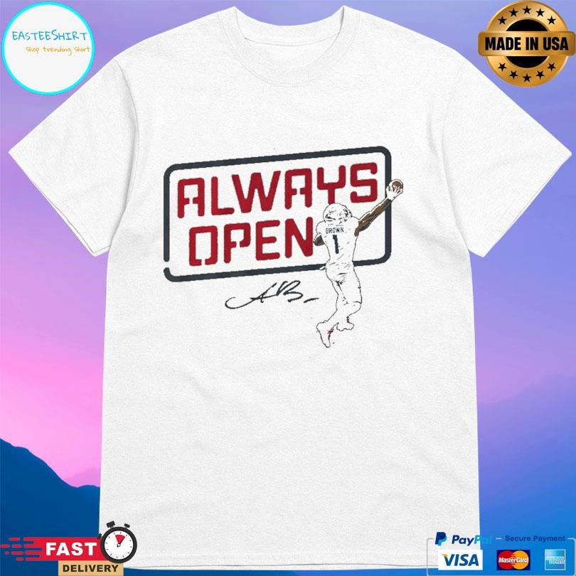 Aj Brown Always Open New England Shirt