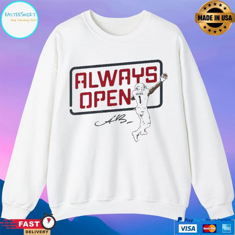 Aj Brown Always Open New England Shirt