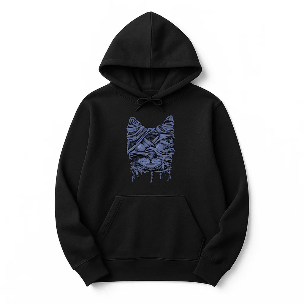 Unisex | Zombie Mummy Cat | Pullover Hoodie