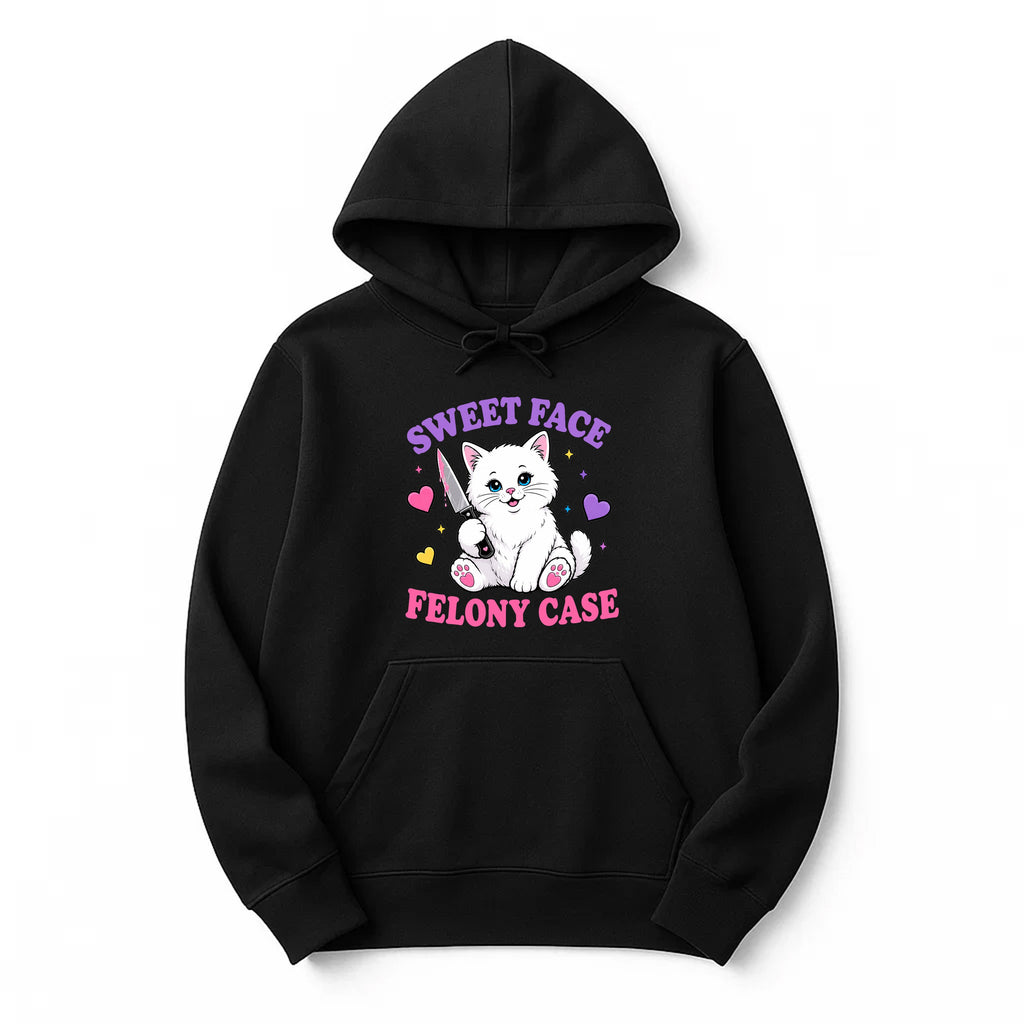 Unisex | Sweet Face Felony Case | Pullover Hoodie