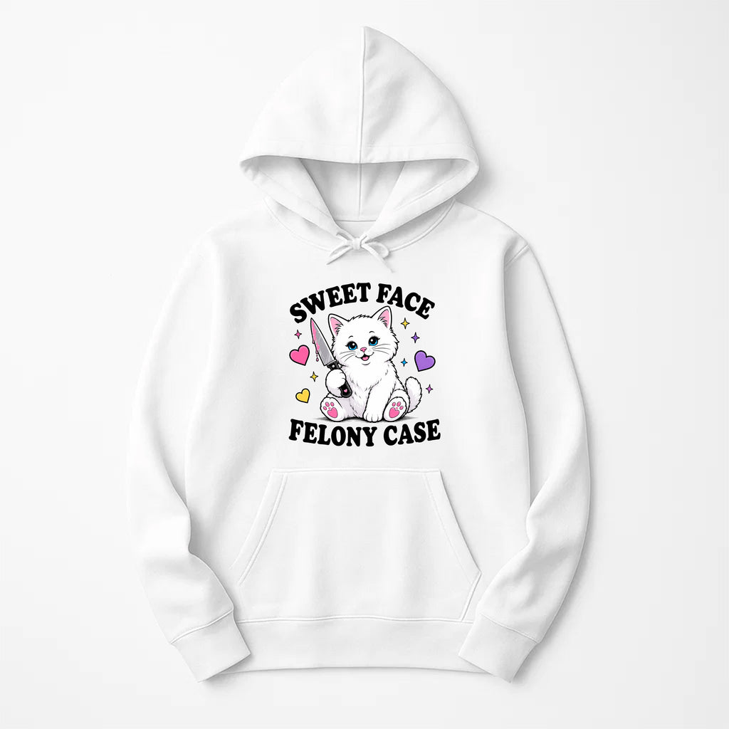 Unisex | Sweet Face Felony Case | Pullover Hoodie