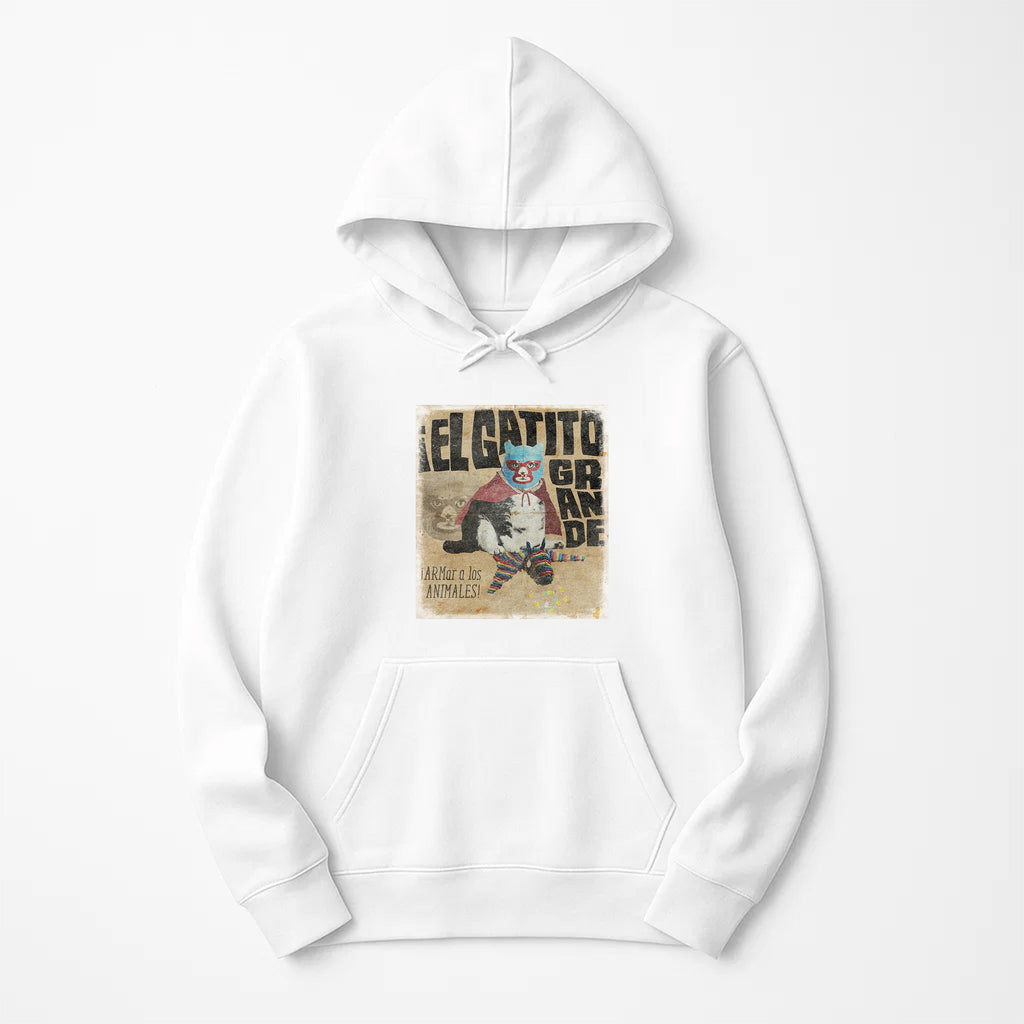 Unisex | El Gatito Grande | Pullover Hoodie