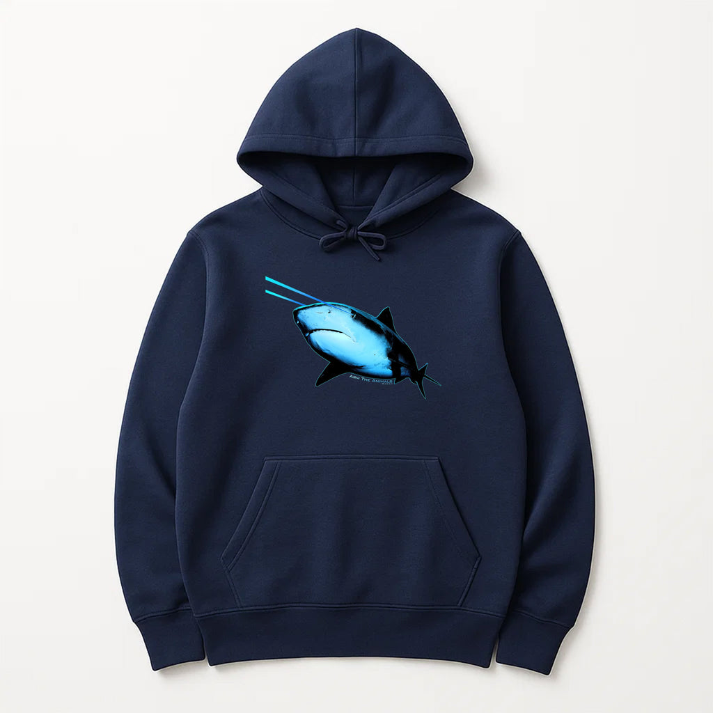 Unisex | Laser Eye Shark | Pullover Hoodie