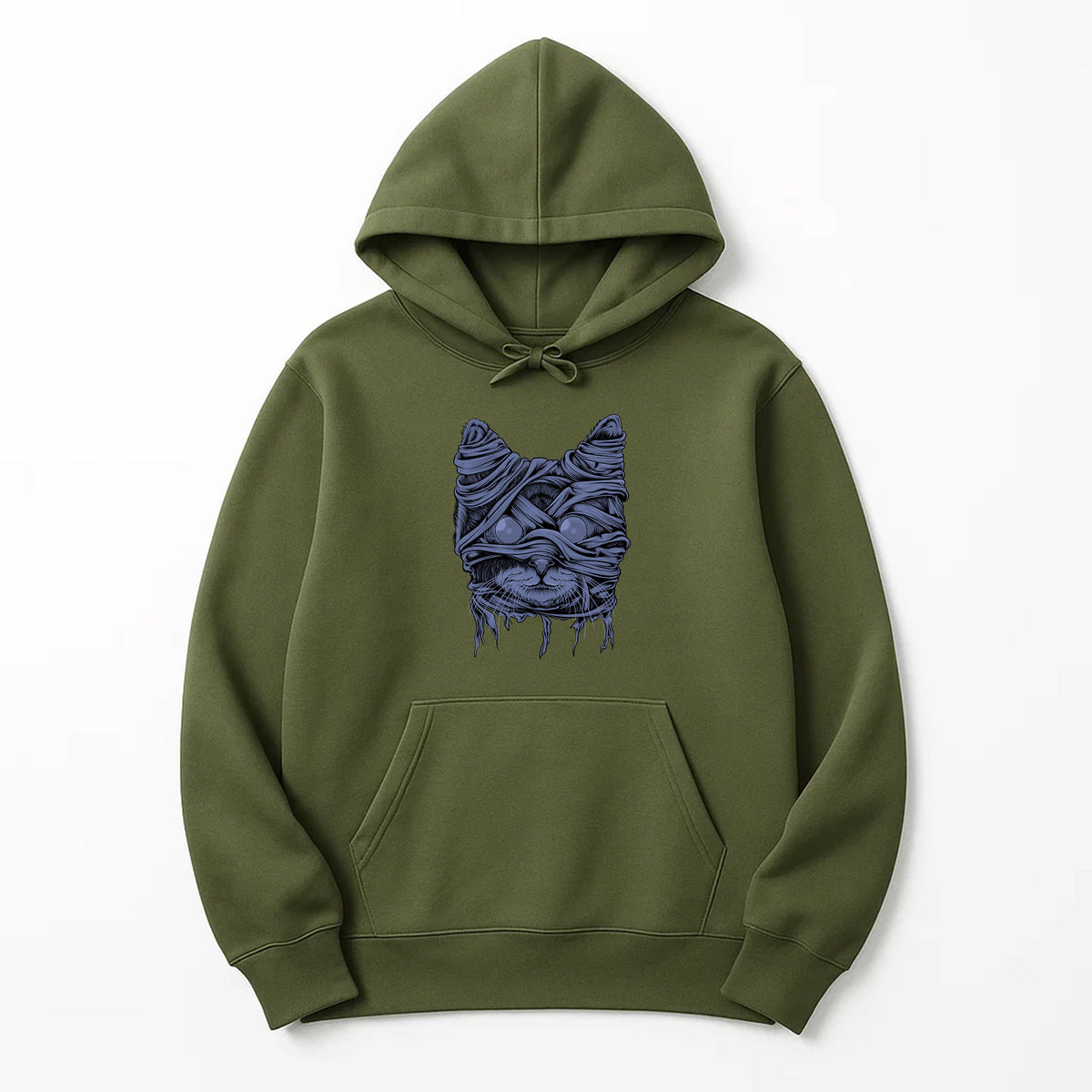 Unisex | Zombie Mummy Cat | Pullover Hoodie